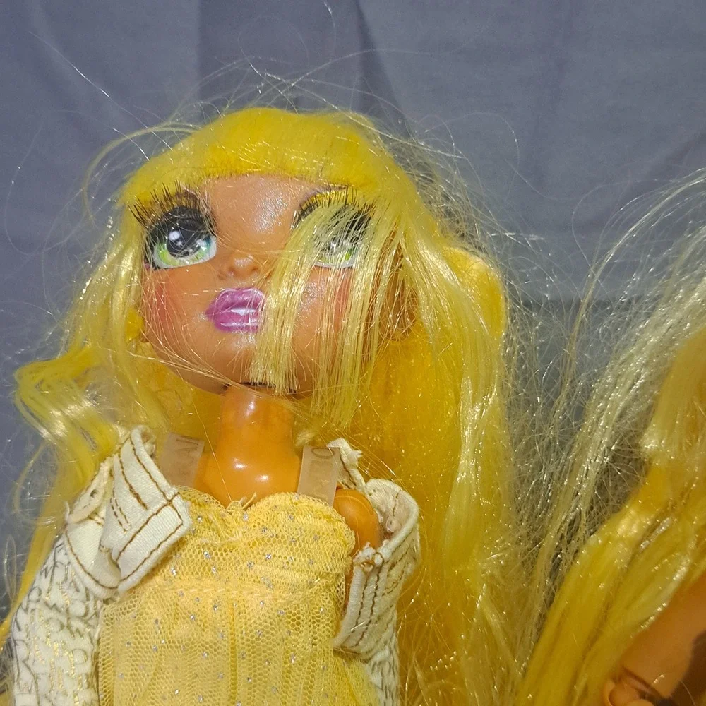 Rainbow High‎ Doll Lot Sunny Madison Violet Willow Yellow Purple Fashion Dolls